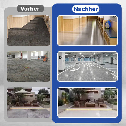 Epoxid Bodenbeschichtung Marmor-Effekt rutschfest wasserdicht
