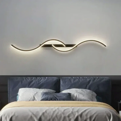 Zovira Edge | Elegante LED Wandleuchte aus Aluminium für stimmungsvolle Innenbeleuchtung