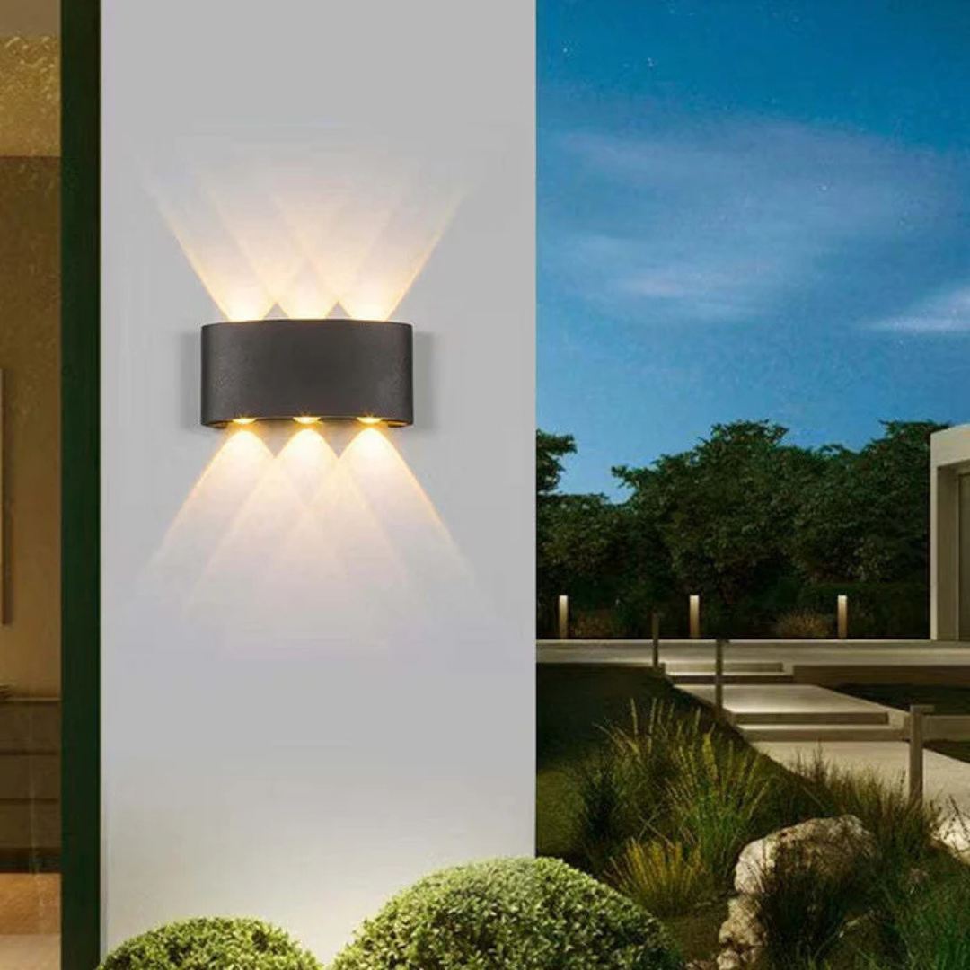 Applique LED per interno ed esterno | Lampada da parete moderna impermeabile