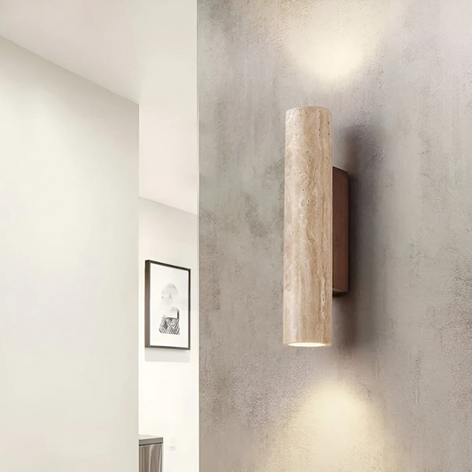 WabiMarble Calm | Lampada da parete LED Wabi-Sabi in marmo