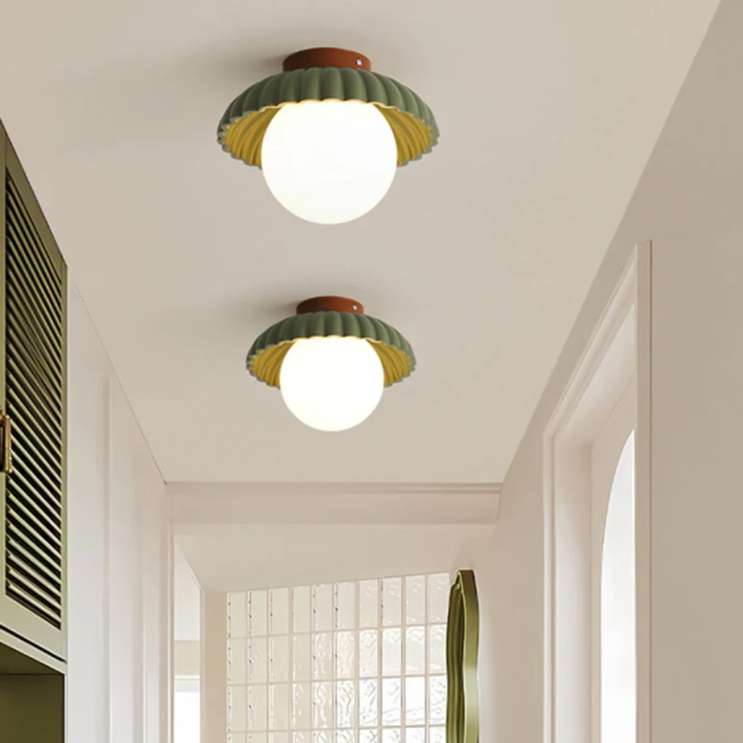 Jiora | Lampada da soffitto in stile industriale in ferro massiccio