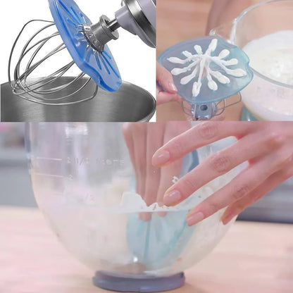 Quirlo | Schneebesen-Reiniger mit Spritzschutz für 6-Draht-Rührbesen