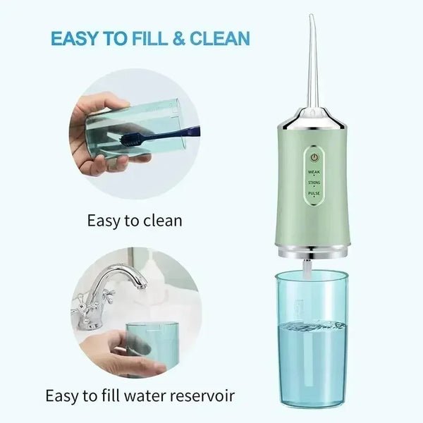 Oravelo | Cordless Water Flosser with 3 Modes, IPX7 and 1000 mAh Battery