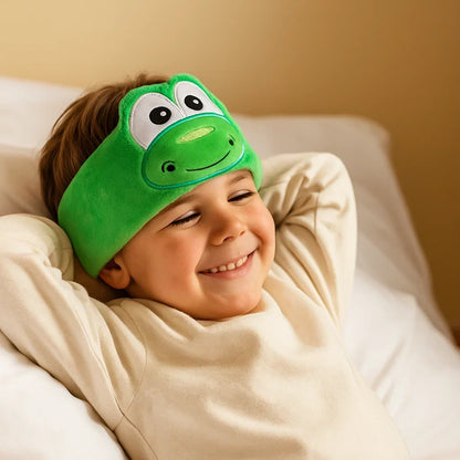 Dormino | Antifaz para dormir infantil con auriculares Bluetooth y animales