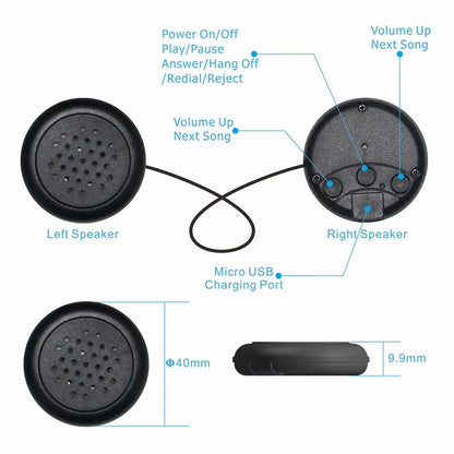Dormino | Antifaz para dormir infantil con auriculares Bluetooth y animales