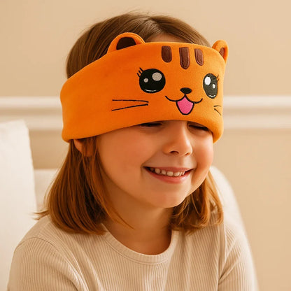 Dormino | Antifaz para dormir infantil con auriculares Bluetooth y animales
