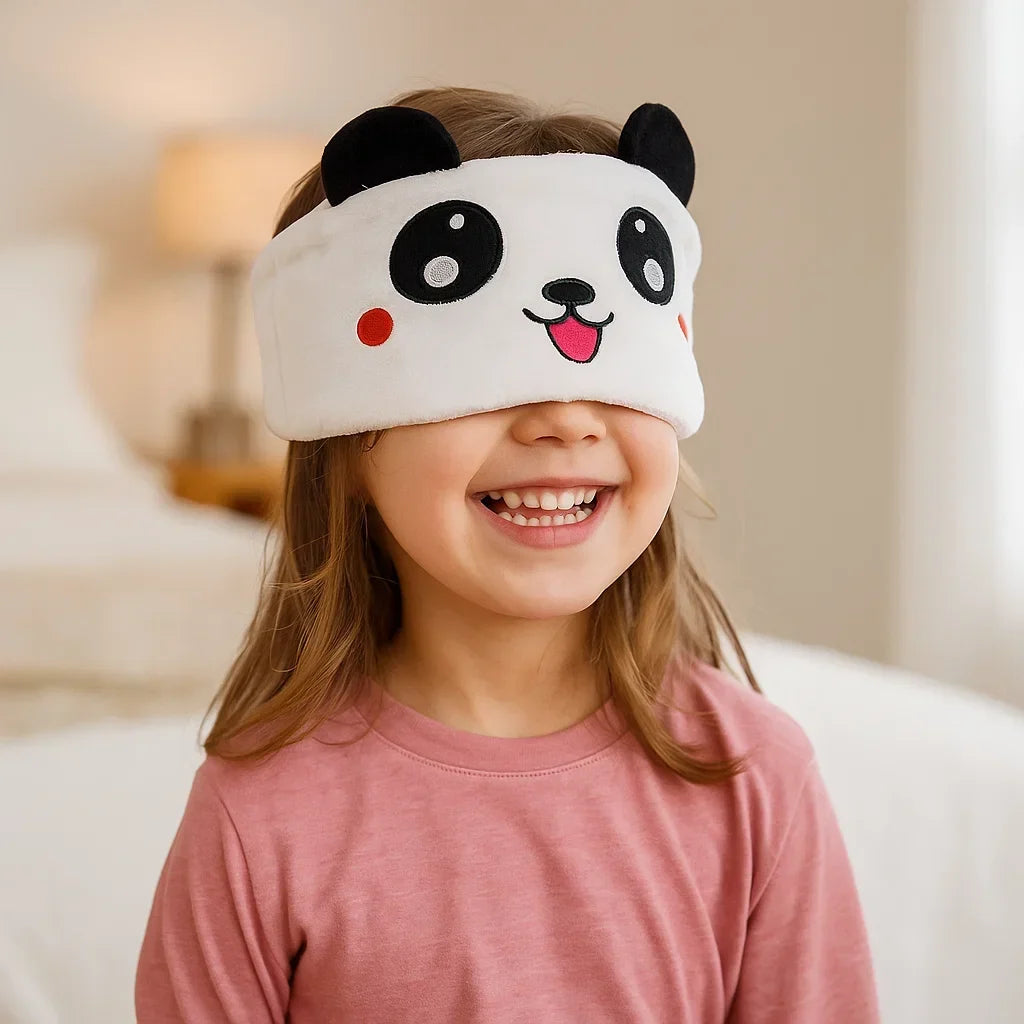 Dormino | Antifaz para dormir infantil con auriculares Bluetooth y animales