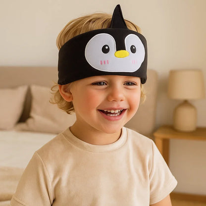 Dormino | Antifaz para dormir infantil con auriculares Bluetooth y animales