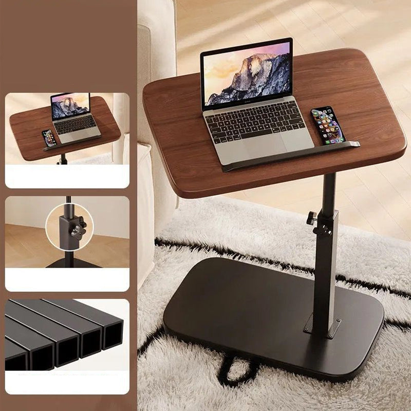 Tablira | Laptoptisch mit Rollen | höhenverstellbar 45–80 cm, Platte 360° drehbar