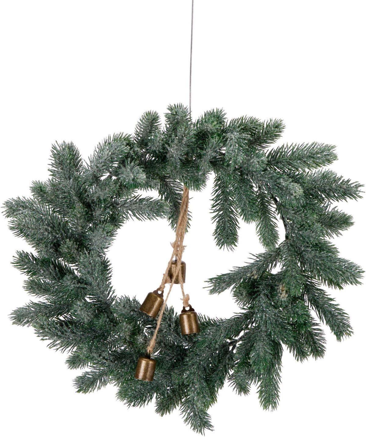 Tannika | Weihnachtsdeko Tannenkranz 40 cm mit Glöckchen, 4 Ausführungen