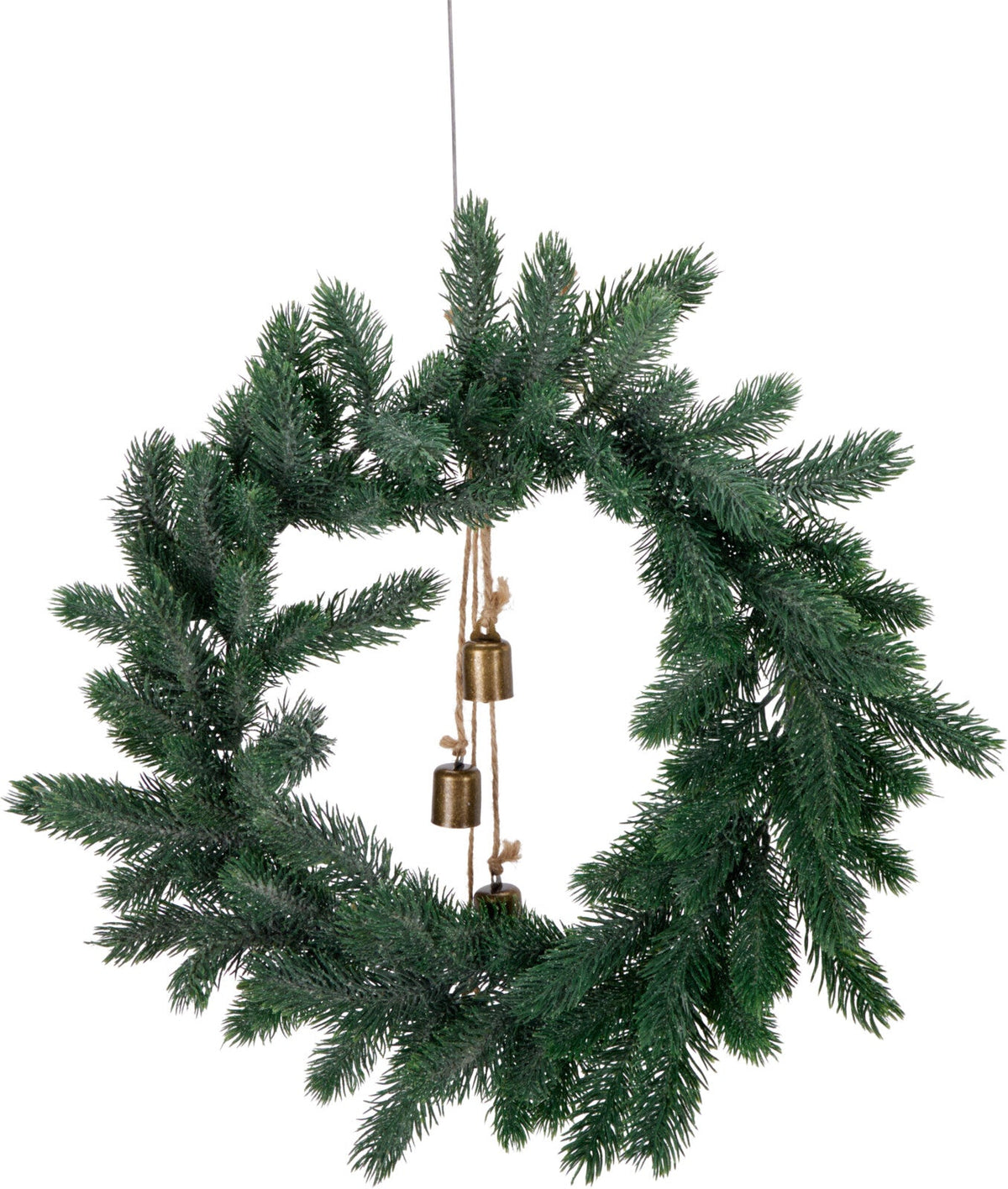 Tannika | Weihnachtsdeko Tannenkranz 40 cm mit Glöckchen, 4 Ausführungen