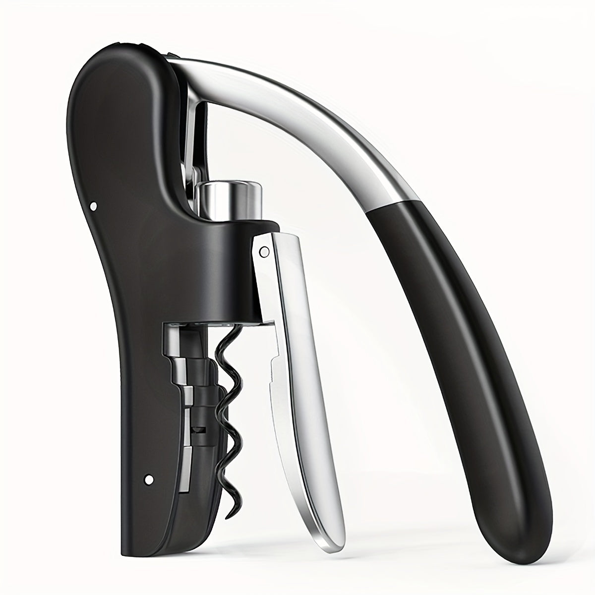 Korkano | Cavatappi a leva con impugnatura ergonomica, 14 × 7,5 cm
