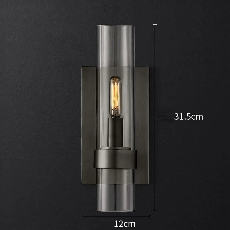 Lampada da parete design nera – Lampada LED a forma di fiamma per un living moderno