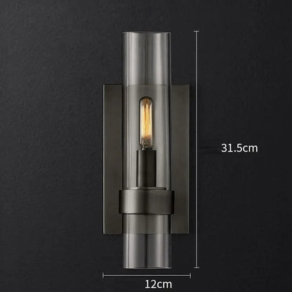 Lampada da parete design nera – Lampada LED a forma di fiamma per un living moderno