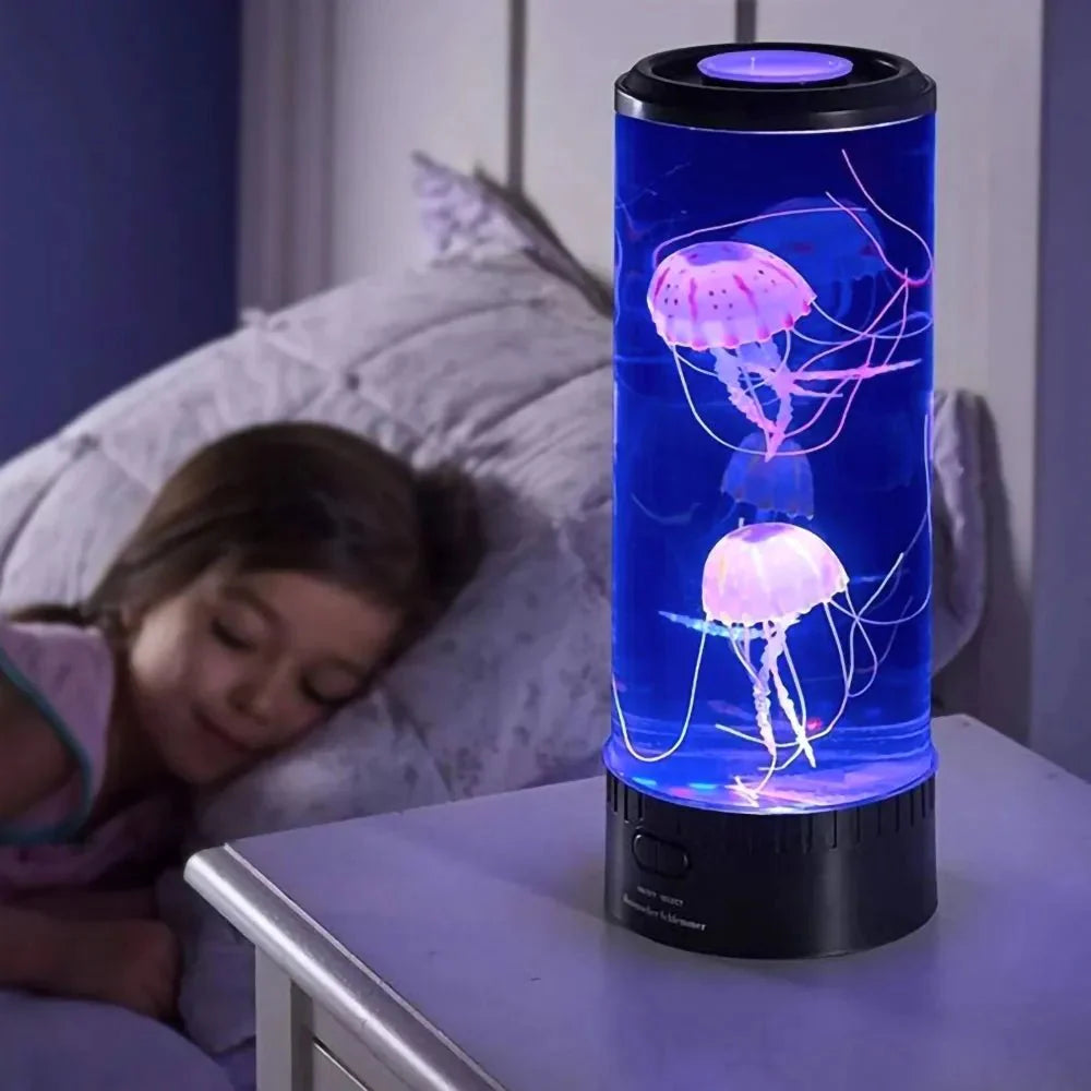 Medusia | Quallen Nachtlicht mit Farbwechsel, 5 Lichtmodi und Fernbedienung
