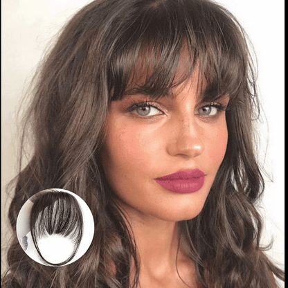 Fransio | Frangia clip-in da donna, leggera e traspirante, con clip resistenti