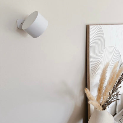 Wendora | Kabellose Wandleuchte innen, 360° drehbar mit Touch und USB-C Akku