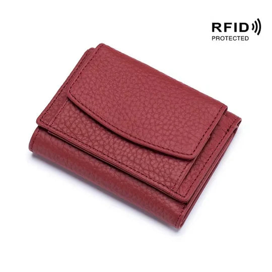 Portivo | Mini portafoglio con protezione RFID, scomparto per monete e tasca nascosta