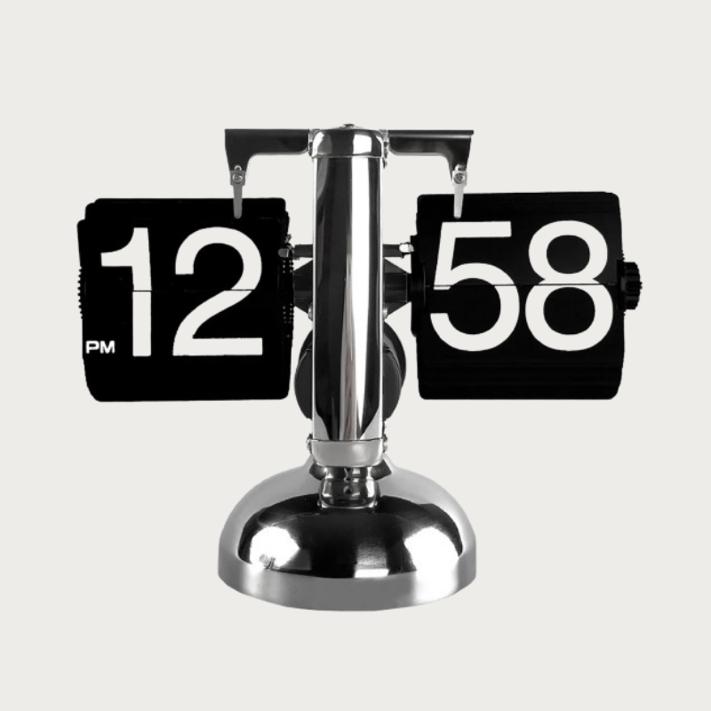 Fliporia Retro | Orologio flip meccanico in stile vintage