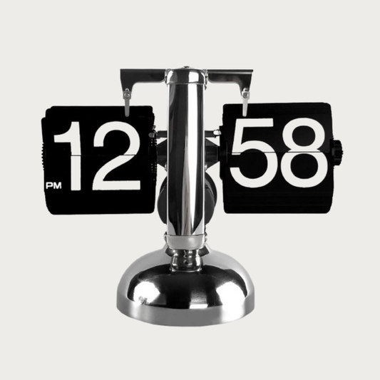 Fliporia Retro | Mechanische Flip-Uhr im Vintage-Design