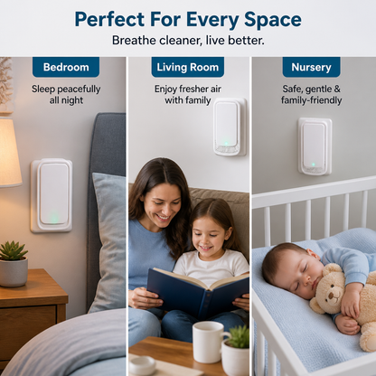 AirSeren | Purificatore d'aria HEPA compatto e silenzioso per ambienti fino a 46 m²