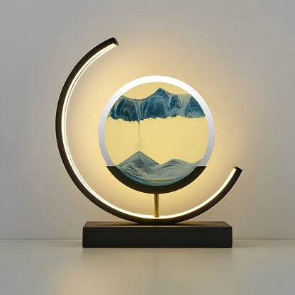 Lampe Sand Glow | Application & télécommande | Dimmable avec 3 couleurs de lumière | Flux de sable apaisant