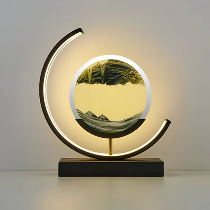 Lampe Sand Glow | Application & télécommande | Dimmable avec 3 couleurs de lumière | Flux de sable apaisant