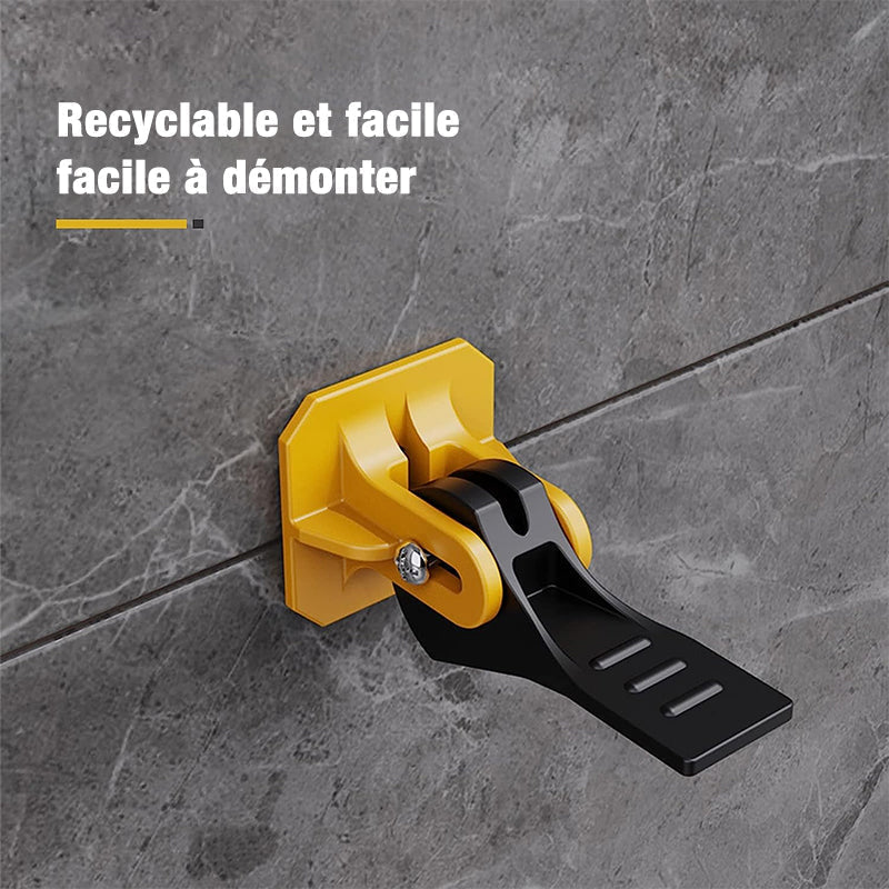 Plattivo | Sistema nivelador de azulejos con 50 clips para pared y suelo