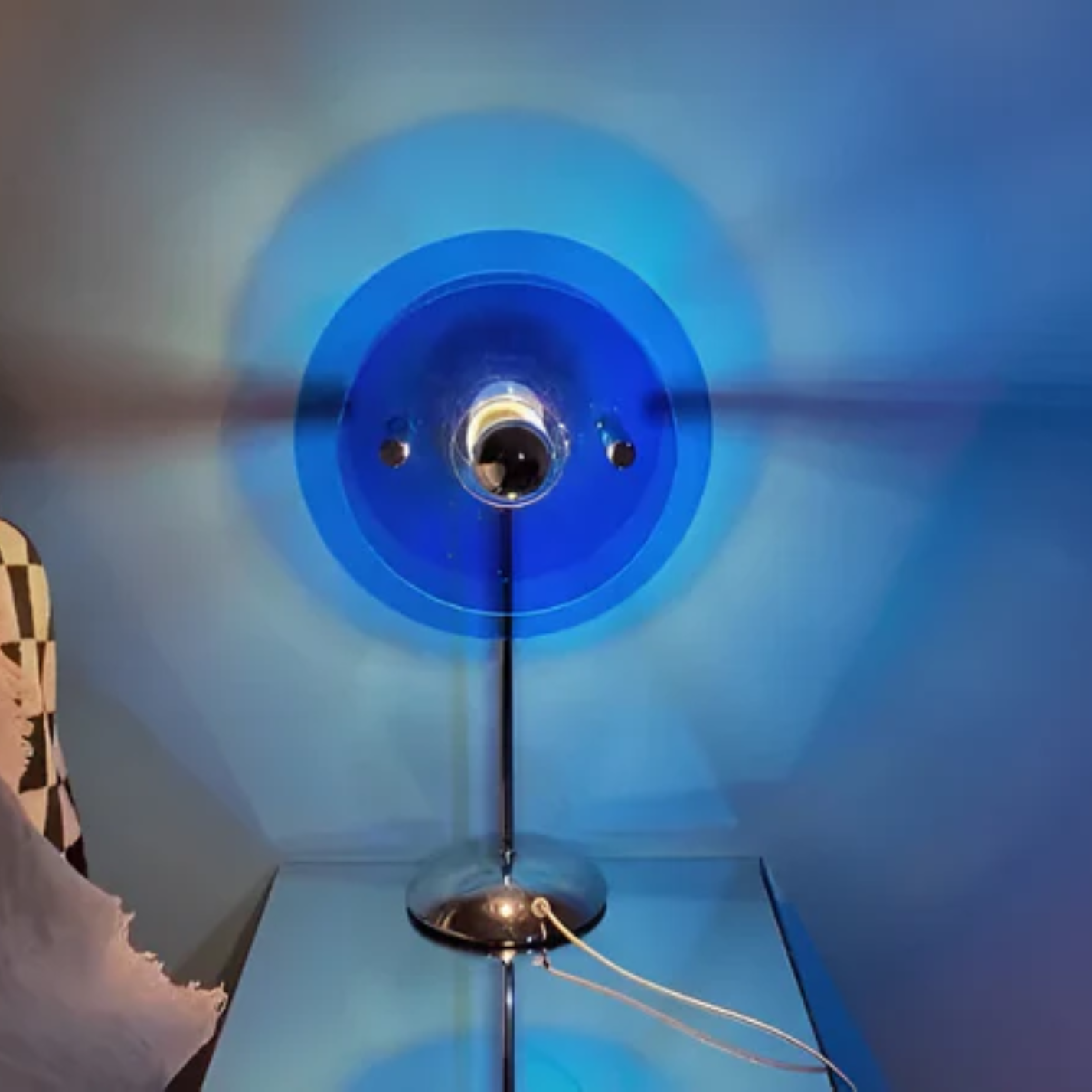 Sylinaea - Lampe de table LED rétro au design en disque