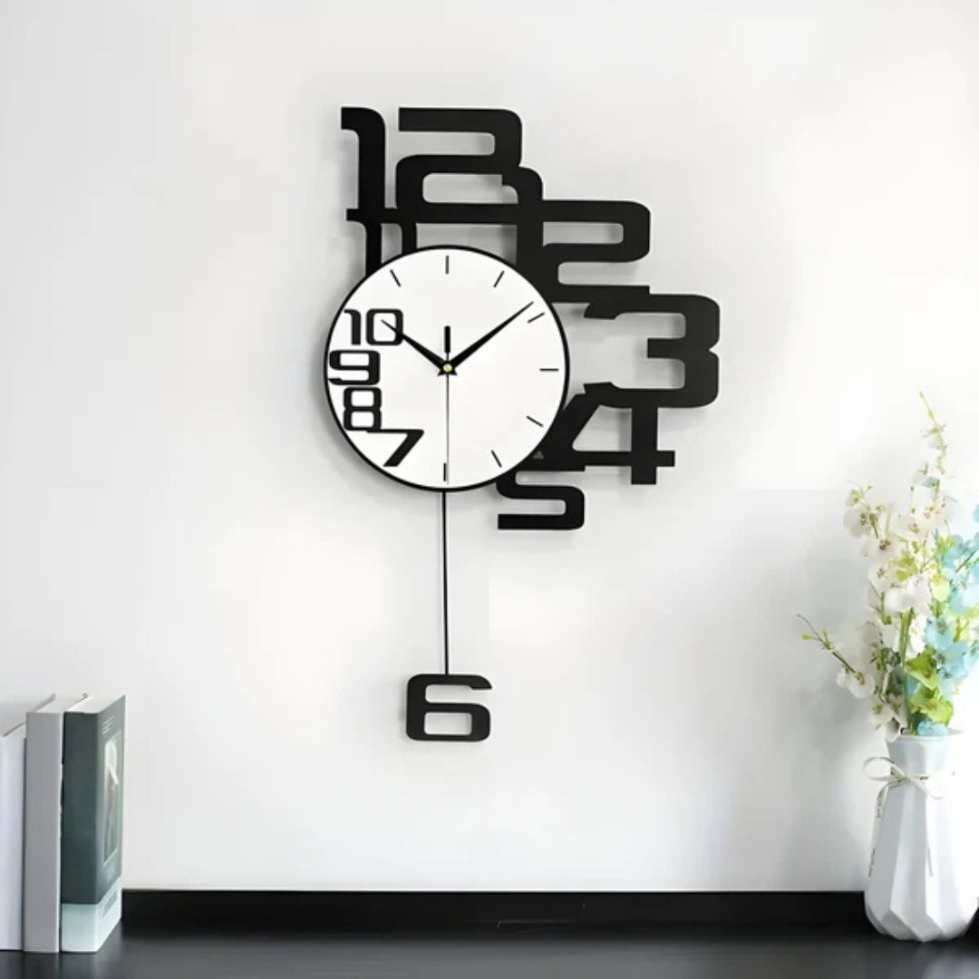 Aevum – Grande orologio da parete moderno silenzioso con movimento al quarzo silenzioso