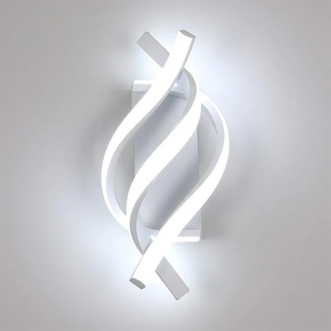 Lampada da parete moderna | Design minimalista | Luce LED calda | Alluminio