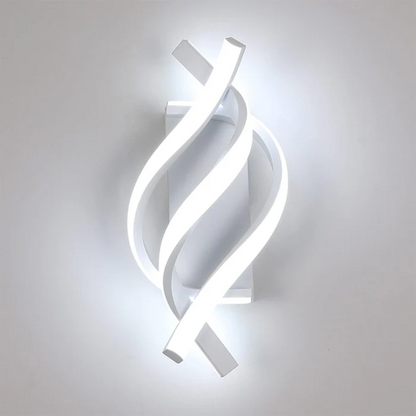 Lampada da parete moderna | Design minimalista | Luce LED calda | Alluminio