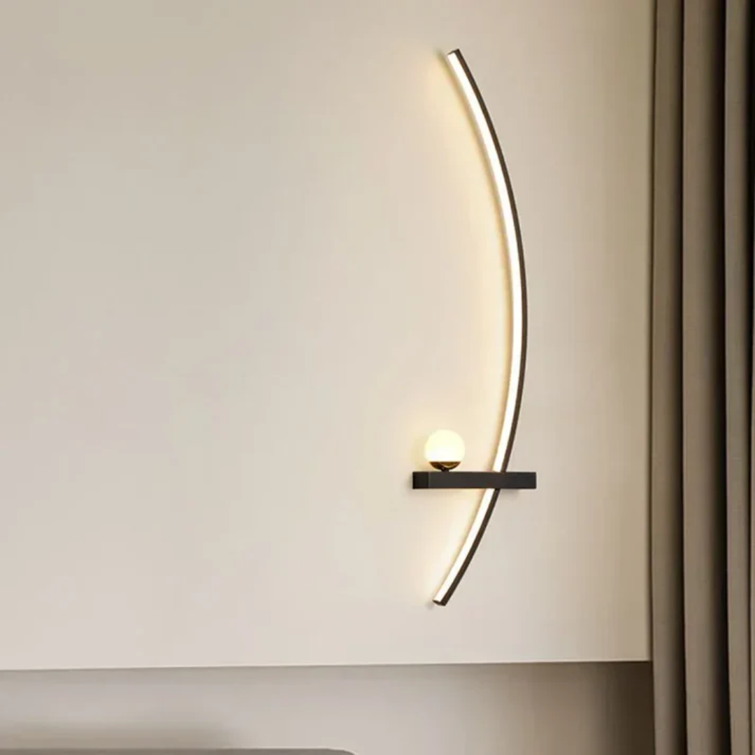 Lampada da parete LED Zetra | Design lussuoso | Luce calda | Alluminio
