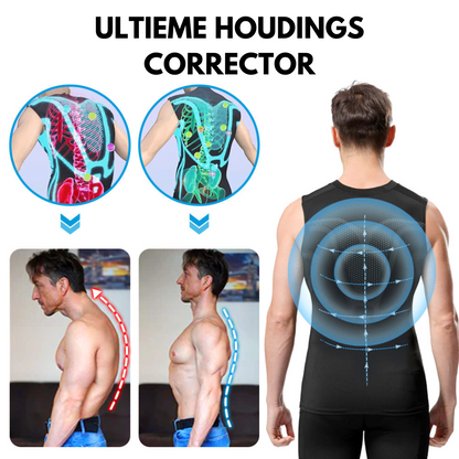 Haltaro | Camiseta correctora de postura para hombre con compresión para la espalda y los hombros