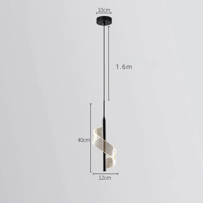 Elarionne – Lampada a sospensione LED elegante in alluminio per ambienti moderni