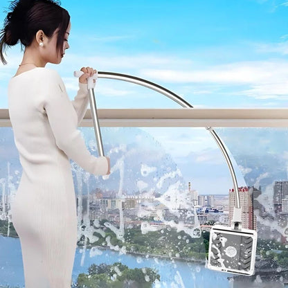 GlassBoom | Lavavetri magnetico per interni ed esterni con manico telescopico