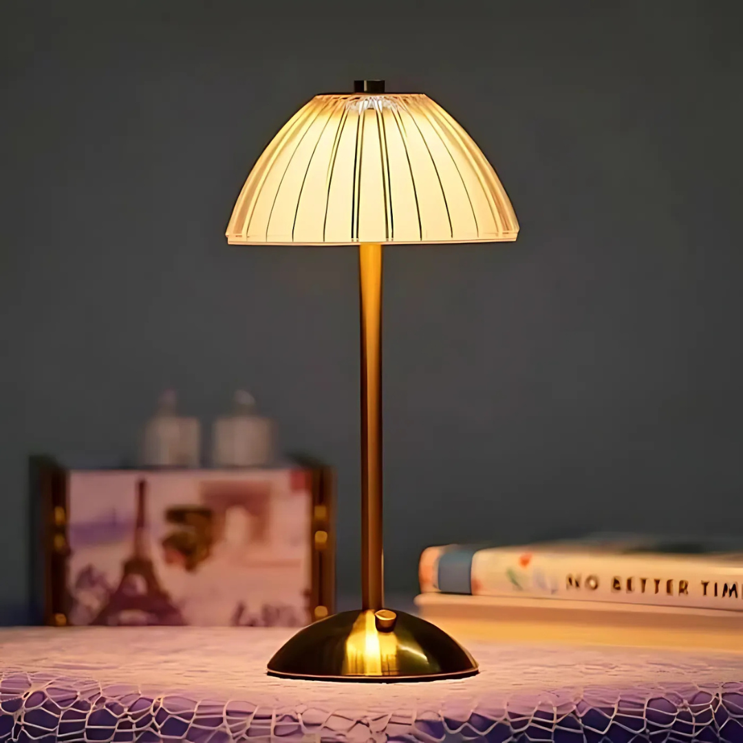 Crystal | Lampada da tavolo LED di lusso con effetto cristallo