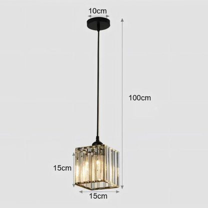 Aegis – Elegante lampada a sospensione LED per sala da pranzo, soggiorno & ingresso