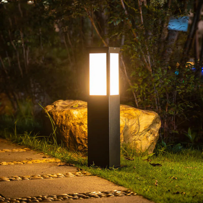 Lunviora Halo | Lampada da esterno di design solare con effetto luce soffusa