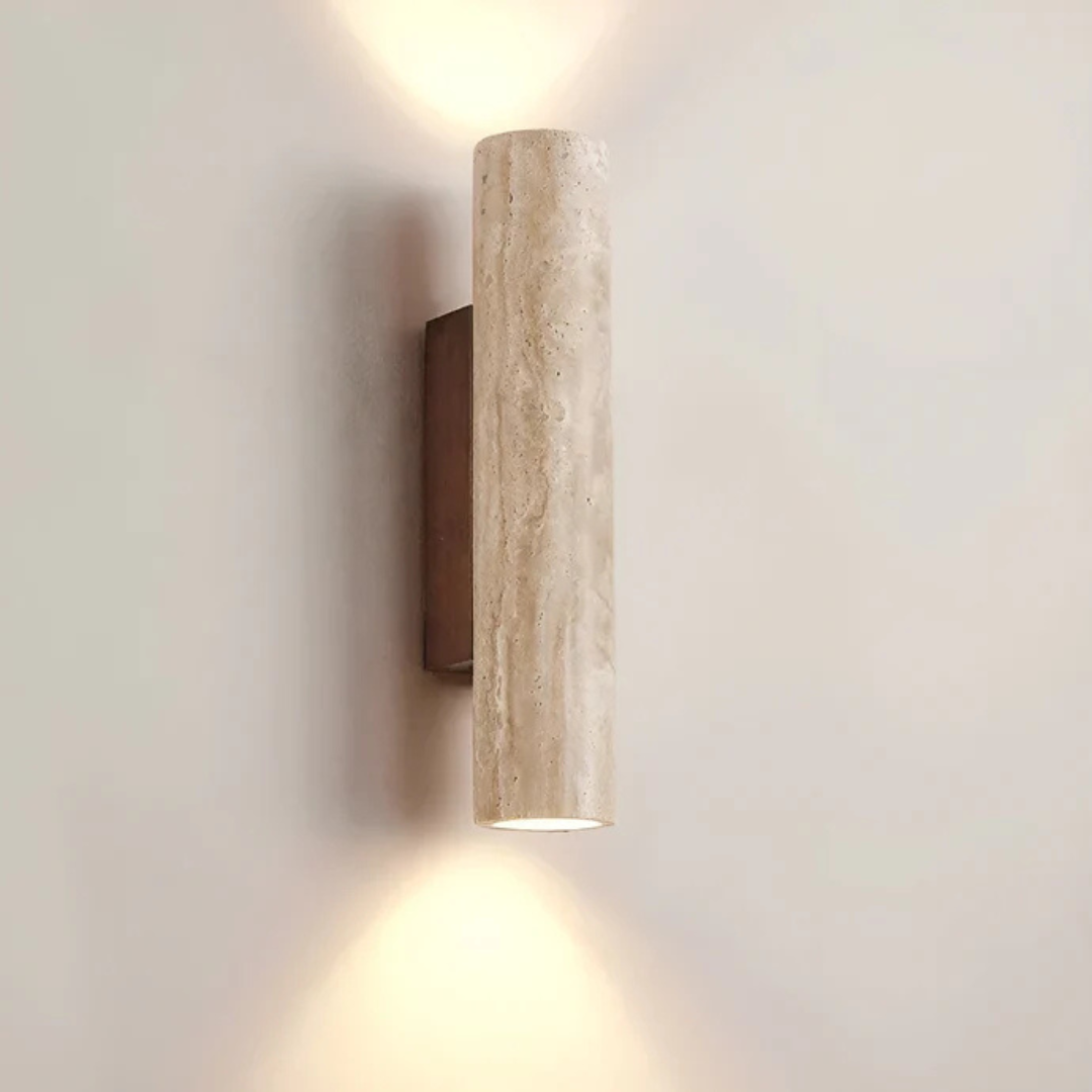 WabiMarble Calm | Lampada da parete LED Wabi-Sabi in marmo