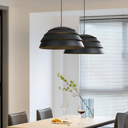 Lunava | Lampada a sospensione minimalista con paralume a cupola