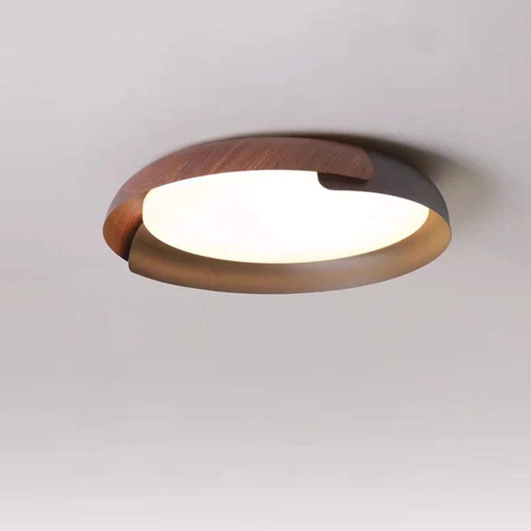 Vynor Lysa | Lampada da soffitto in legno per camera da letto