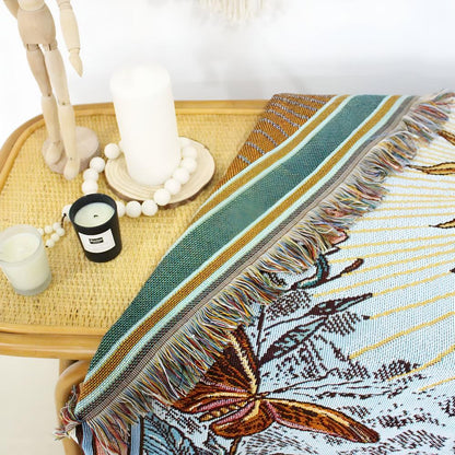 Arazzo da parete Boho Sole | Design Tarocchi | 130x160 cm | Mix di microfibra