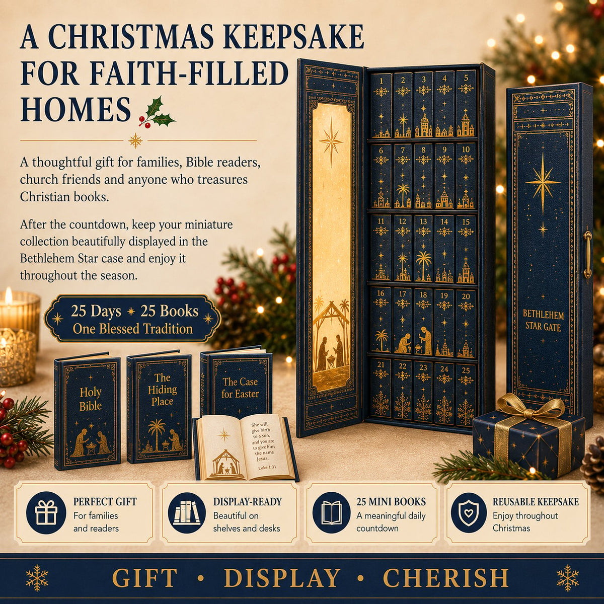 Christlicher Mini-Buch Adventskalender 2026