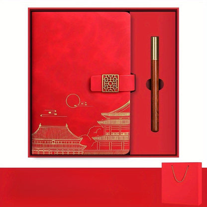 Palasto | Cadeaux de Noël pour collègues : carnet et stylo ou bouteille isotherme