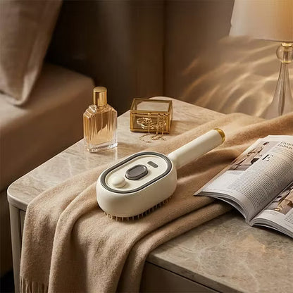 Elektrische Massagebürste mit Sprühnebel – Kopfmassage für alle Haartypen