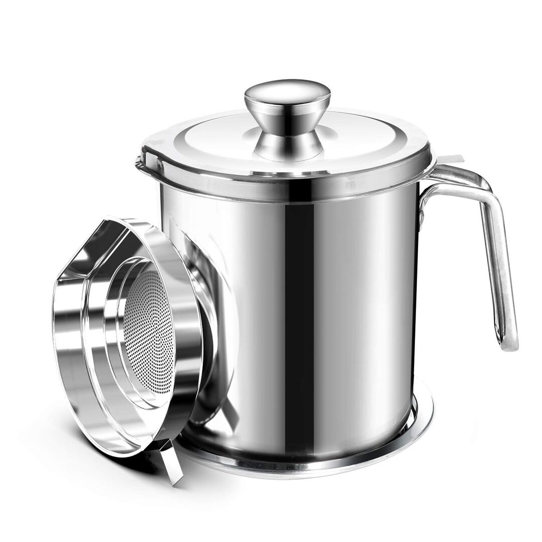 FryCraft | Olla para freír de acero inoxidable 304 con termómetro y rejilla escurridora