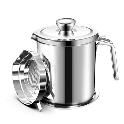 FryCraft | Olla para freír de acero inoxidable 304 con termómetro y rejilla escurridora