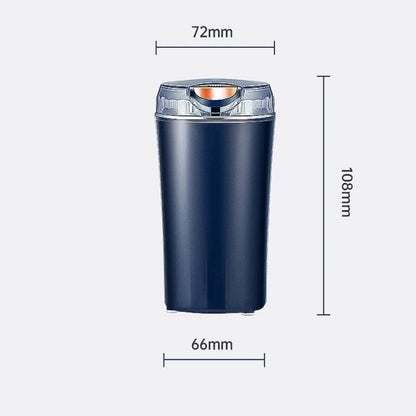 Mahlora | Molinillo eléctrico de cereales de 150 W con cuchillas de acero inoxidable y un solo toque
