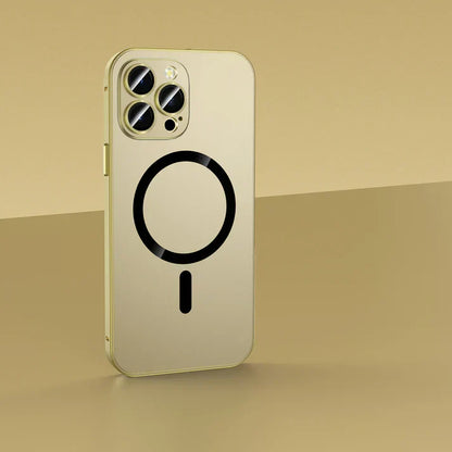 Caselio | Metall Handyhülle magnetisch für iPhone 12 bis 16, stoßfest